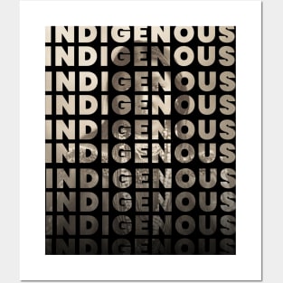 Native America Indigenous Progressive Text Photo Design Posters and Art